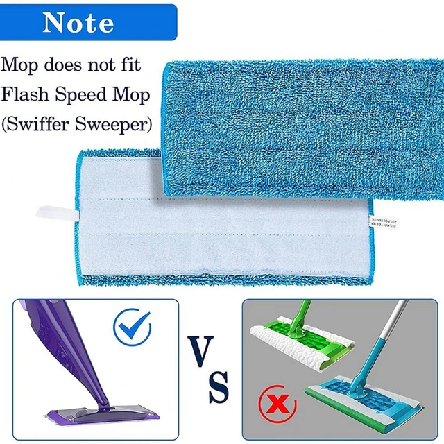 Reusable Mop Pads Swiffer Sweeper  Swiffer Wet Jet Pads Side - 5pcs  Microfiber Mop - Aliexpress