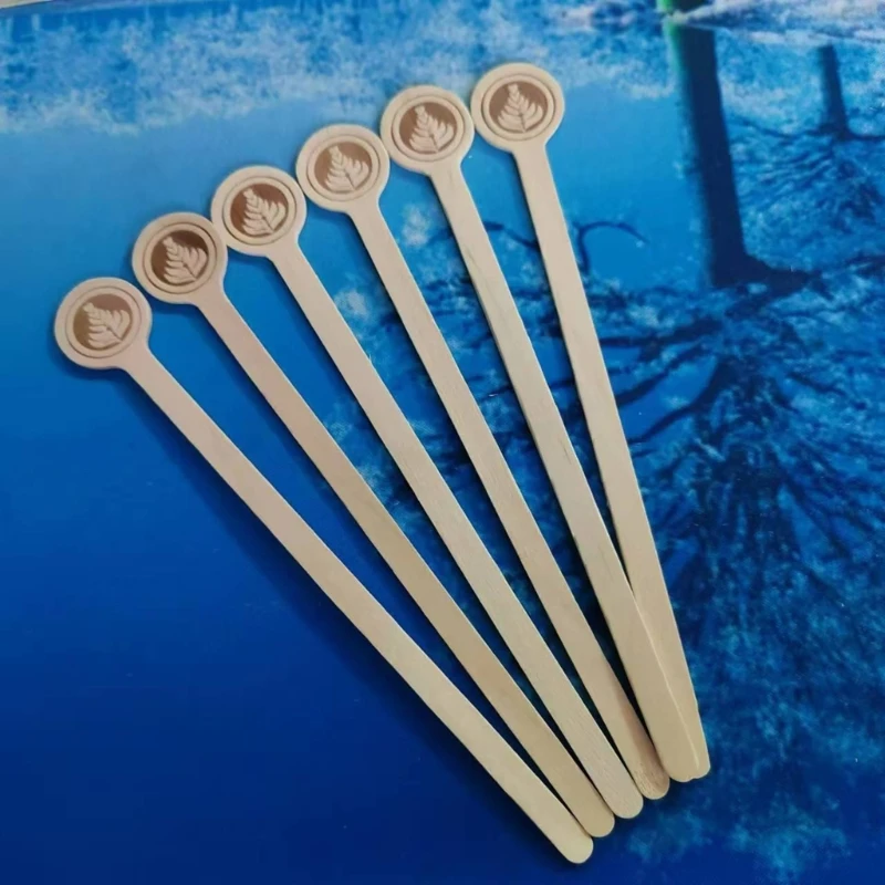 Pack of 100 Coffee Stir with Smooth Round Ends Stirring Texture Suitable for Home and Office Use