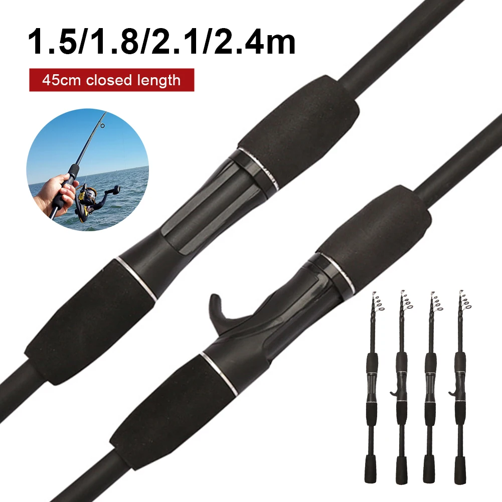 

Outdoor Telescopic Fishing Rod, Carbon Fiber Casting Rod, Freshwater and Saltwater Reservoir Carp, Beach Fishing Tackle