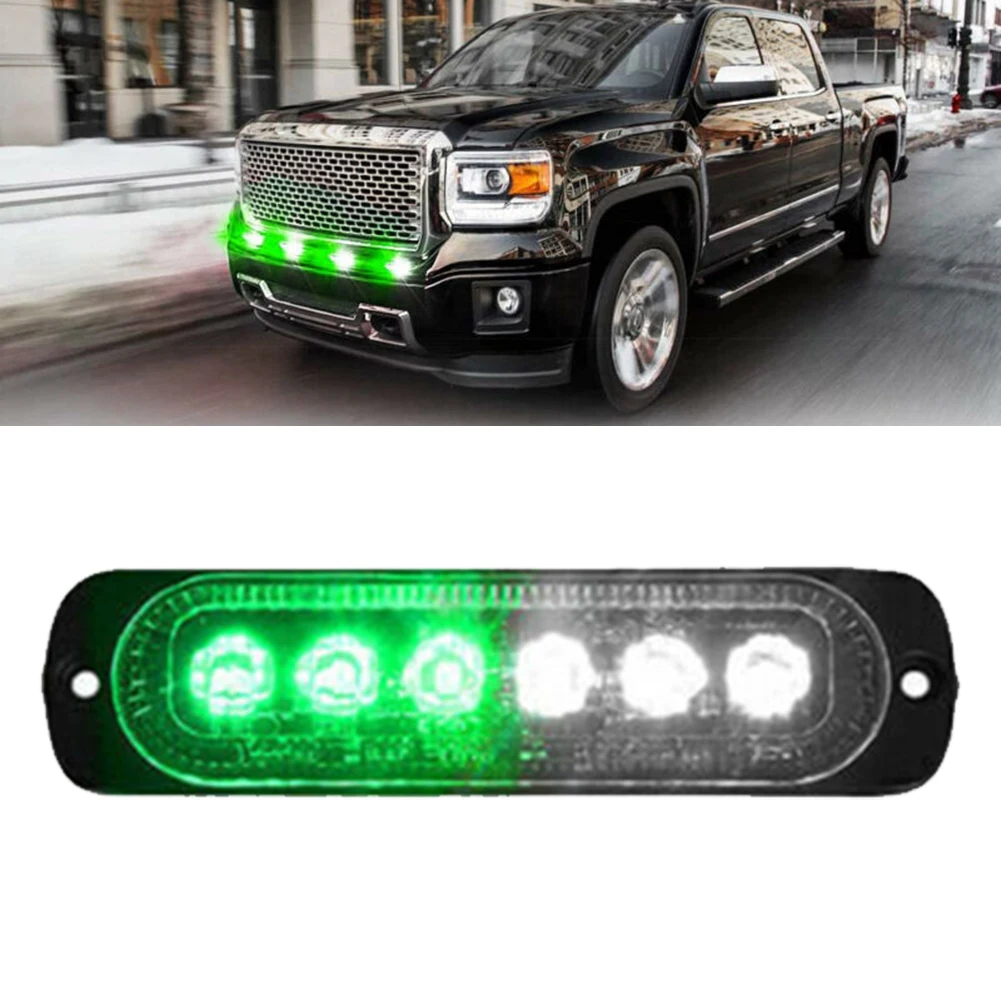 

1 Pc Car Strobe Flash Light Car Strobe Flash Light 112mm X 28mm X 10mm 18W Aluminum Alloy Car Strobe Flash Light