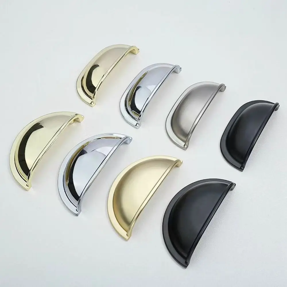 Fashion Zinc Alloy Shell Cabinet Handle Multifunctional Furniture Furniture Knobs Hardware Shell Style Drawer Pull Handles Door