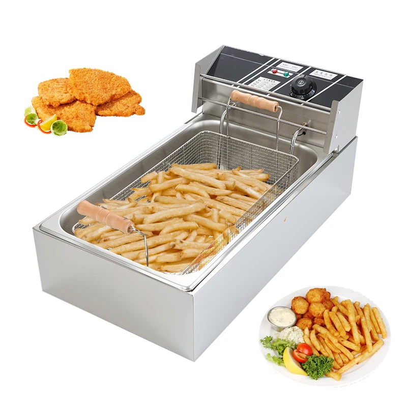Factory Supply Pink Deep Fryer Electric Commercial Lpg Gas Deep Fryer Getra Gas Burger Grill With Deep Fry 3