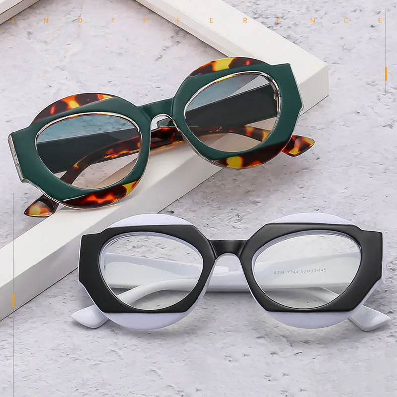 

Солнцезащитные очки Oulylan для мужчин и женщин, забавные модные брендовые дизайнерские солнечные очки в стиле ретро, с геометрическим дизайном, в стиле панк, UV400, двухцветные