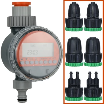 KESLA Ball Valve Automatic Electronic Watering Timer Drip Irrigation LCD Irrigator Controller System for Garden Yard Greenhouse 1