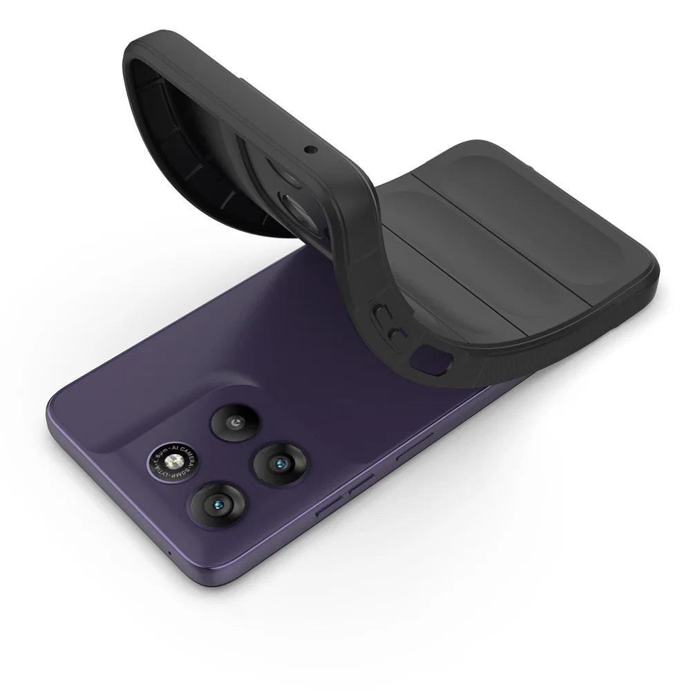 Enhanced Airbag Cushion Rubber Back Case with Rugged Armor Silicone Protection