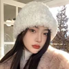 Knitted Woolen Hat With Thick Head Circumference Warm And Versatile Plush Hat 6