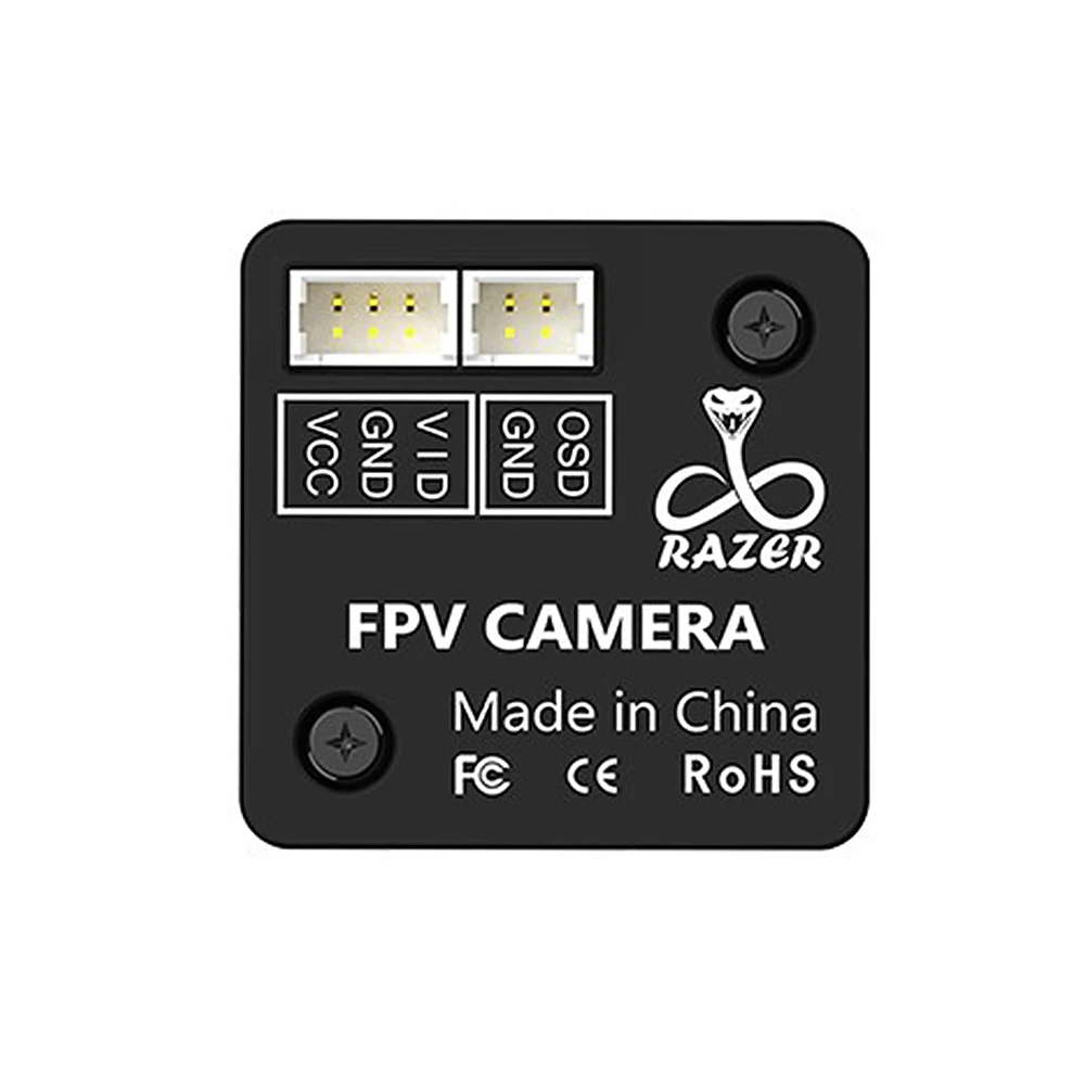 FOXEER Razer Mini V3 FPV камера с низкой задержкой FOV-H: 98 ° 1200TVL PAL 4:3 CVBS аналоговый сигнал 5 В-25 В для деталей гоночного дрона RC FPV thumbnail 5