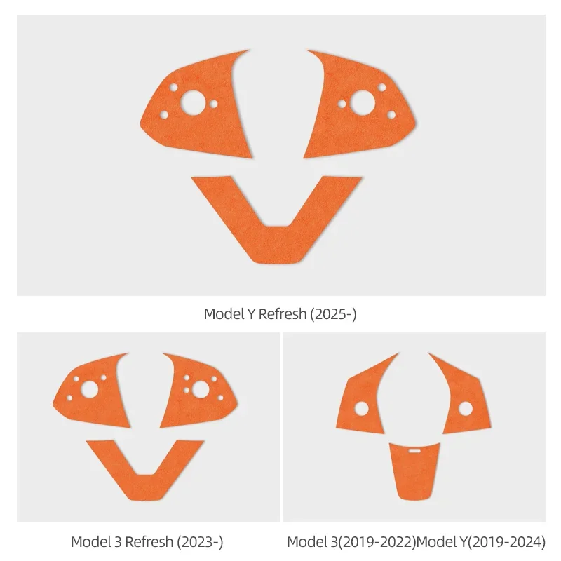 Tesla 2018 용 Alcantara로 제작 된 Betterhumz-모델 Y Juniper 모델 3 HighlandSteering 휠 트림 스티커 자동차 인테리어 액세서리