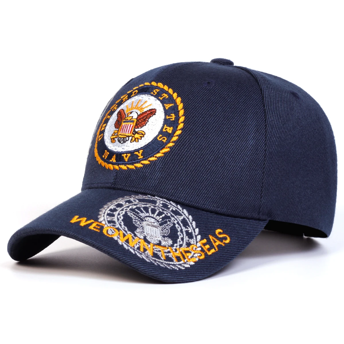 Unisex UNITED STATES NAVY Eagle Embroidery Baseball Caps