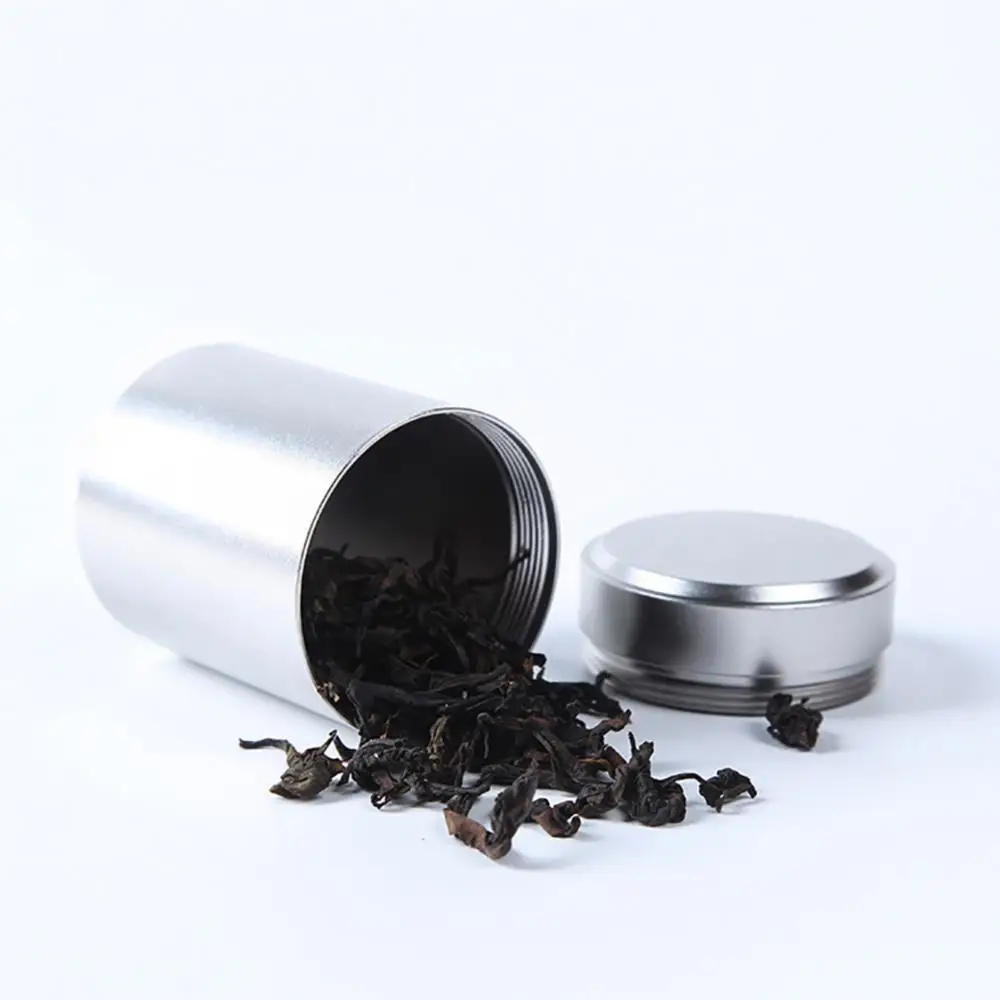 Sealed Container Storage 70ml Aluminum Herb Stash Jar Airtight Smell Proof Herbs Spices Moisture Proof Canister Jars Bottles