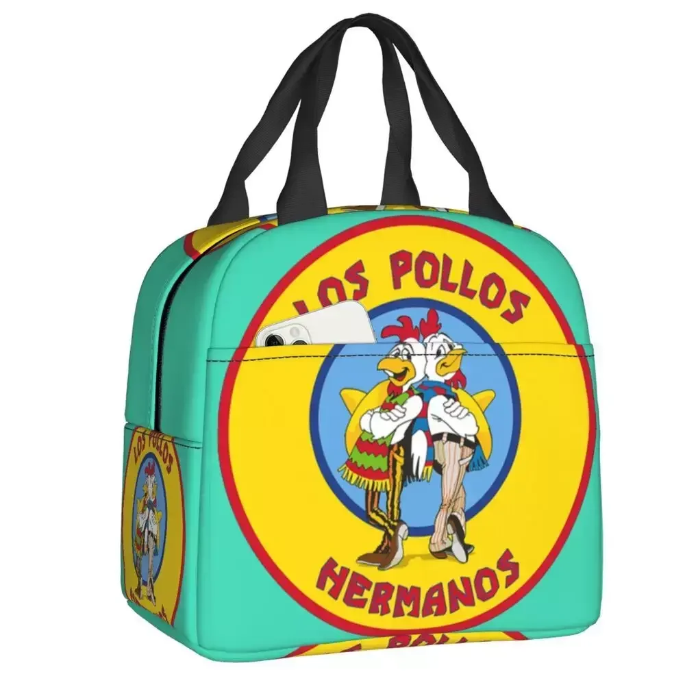

Los Pollos Hermanos, переносной Ланч-бокс во все тяжкие, многофункциональный термальный охладитель для цыплят и братьев, изолированный Ланч-бокс для еды