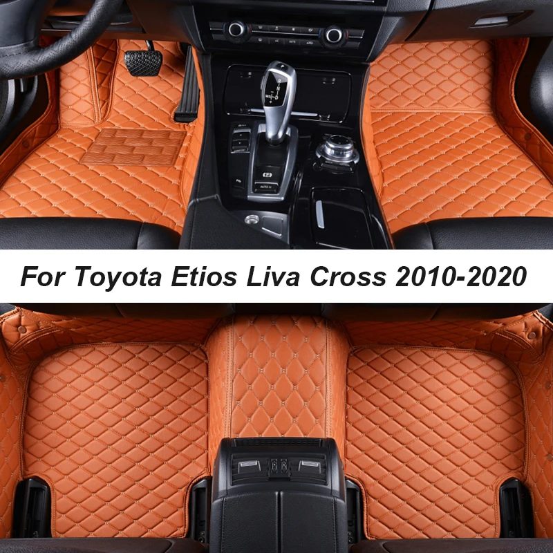 Car Floor Mats For Toyota Etios Liva Cross Dropshipping Center Interior Accessories 100% Leather Carpets Rugs Pads - Floor Mats - AliExpress