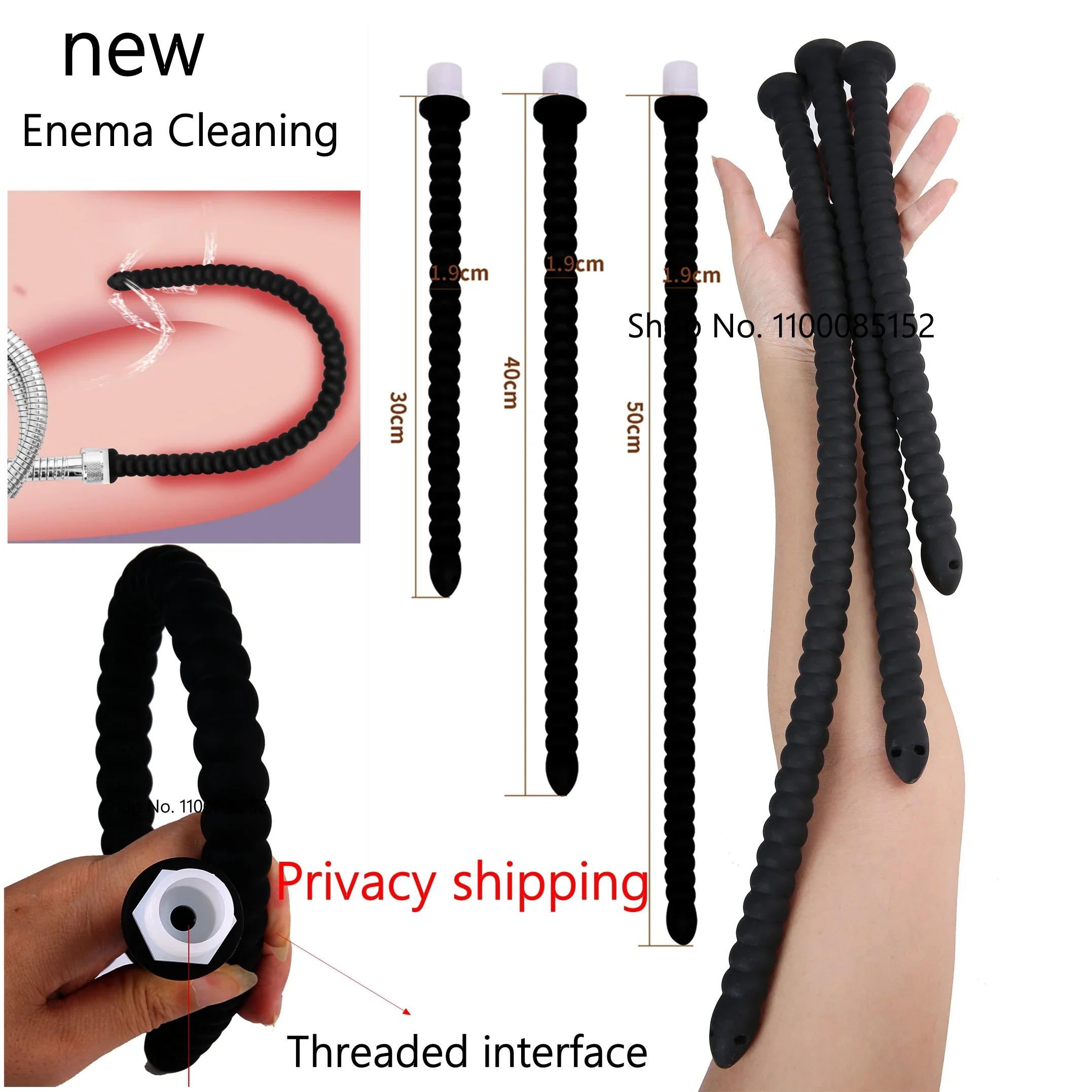 Deep Anal Plug Wasch rohr Long Buttplug Reinigungs zubehör Sexspielzeug für Frauen/Männer Paare Vaginal Anus Dusche Silikon Plug 1