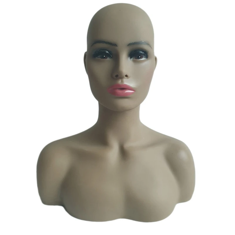 skin-mannequin-head-with-shoulders-hat-glasses-wig-display-stand-with-ear-holes