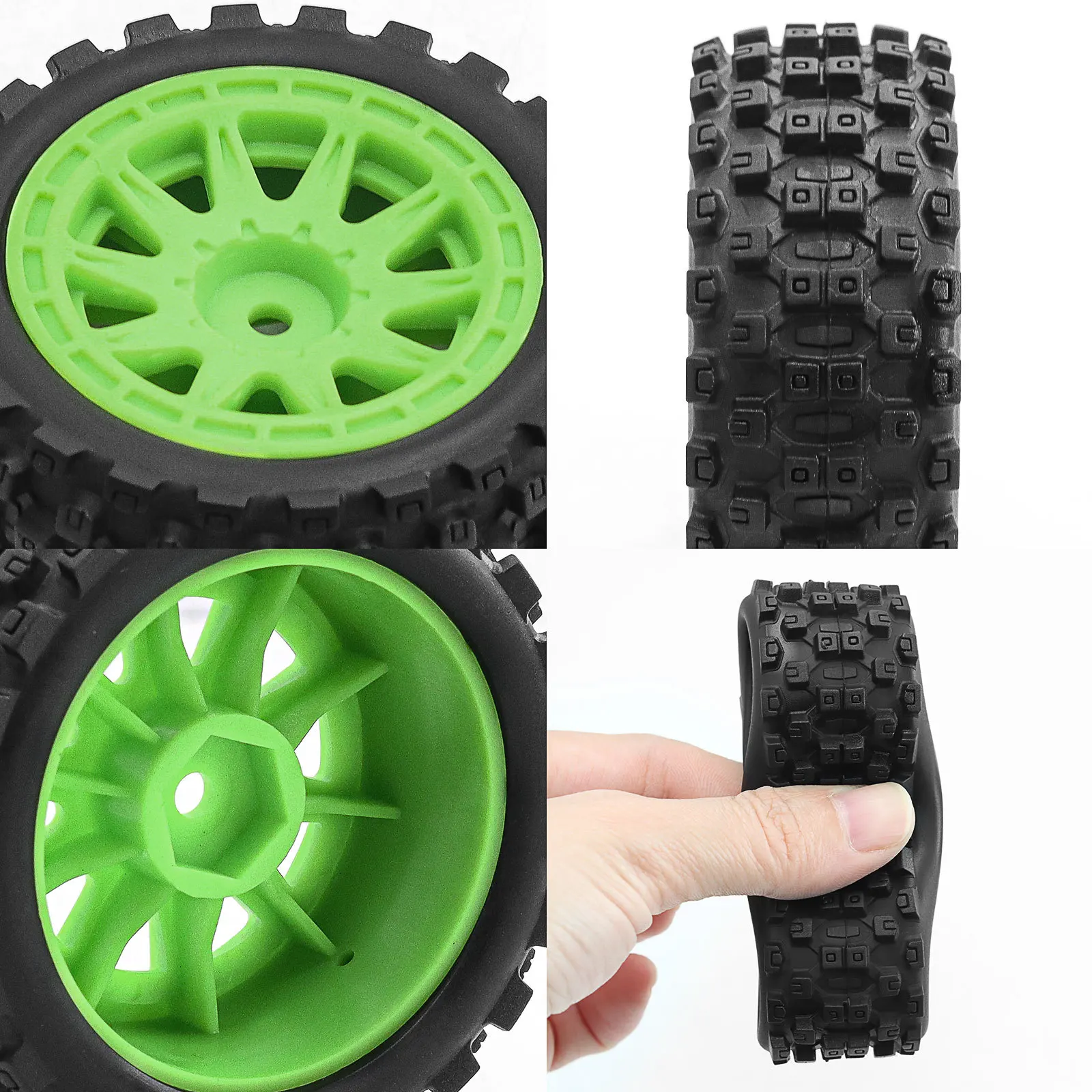 Jeu 4 Tekerlek TYPHON GROM 1/18 2S 223S – RC Lastik 130g