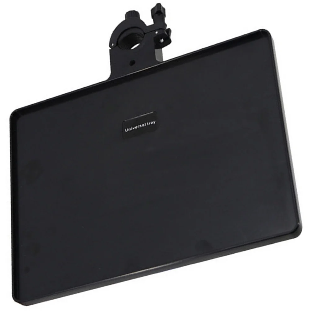 Adjustable Height Plastic Tray Microphone Stand Shelf Sound Card Holder Clip On Rack Live Broadcast Accessory