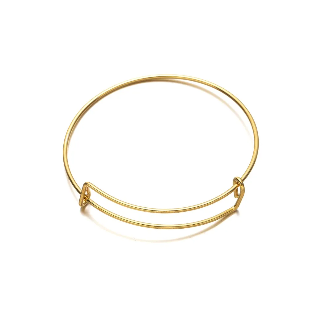 10/20Pcs  Expandable Bangle Adjustable Wire Blank Bracelets For DIY Women Pulseiras Jewelry Making Supplies Accessories 2