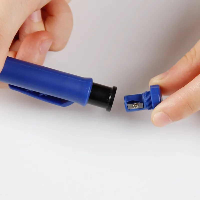 Solid Carpenter Pencil Set Woodworking Tools Mechanical Pencil 5 Colors Refill Construction Job Tools Carpentry Marking Scriber carpenter pencil