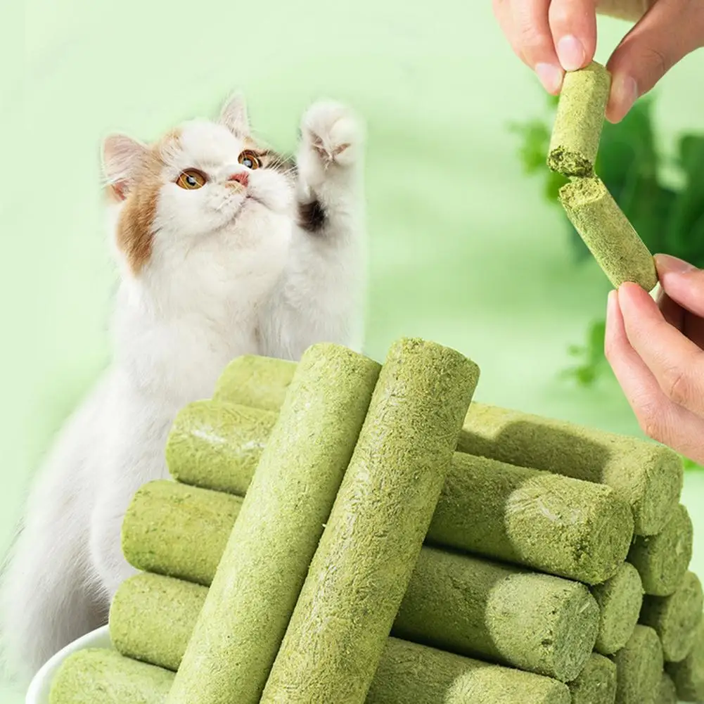 Cat Grass Stick Freeze-dried Cat Grass Teething Stick Cleaning Teeth Snacks Pet Pet Snacks Accessories Suppli M1W7 cat grass sticks cat and dog freeze dried snacks