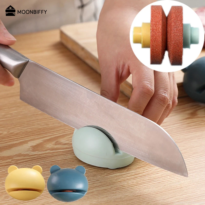 Multi-function Cute Kitchen Sharpener Knife Blade Sharpening Stone afilador cuchillos точилка для ножей piedra afilar cuchillo숫돌