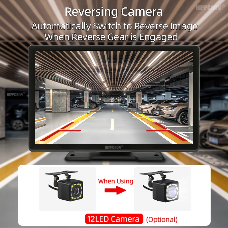 9” Car Radio Wireless CarPlay Android Auto Multimedia Universal Video Player IPS