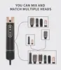 New Portable  Metal Ionic High Speed Hair Dryer 5 in1 Curling Iron Ling Multi Hair Stylers Hairdryer 4