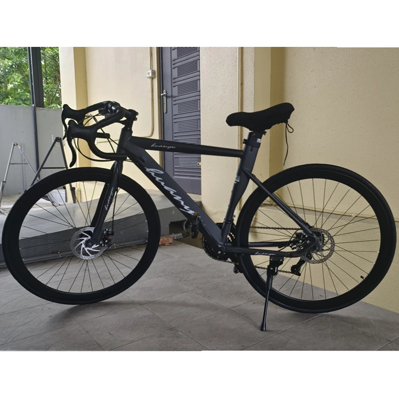 bicicleta de carretera 700 c 24 velocidades bicicleta de carreras de carretera freno de disco cascabel bicicleta amortiguador de viento bicicletas hombre adulto 2 bicicleta de carretera 700 c 24 velocidades bicicleta de carretera 700 c 24 velocidades bicicleta de carreras de carretera freno de disco cascabel bicicleta amortiguador de viento bicicletas hombre adulto - Imagen 2