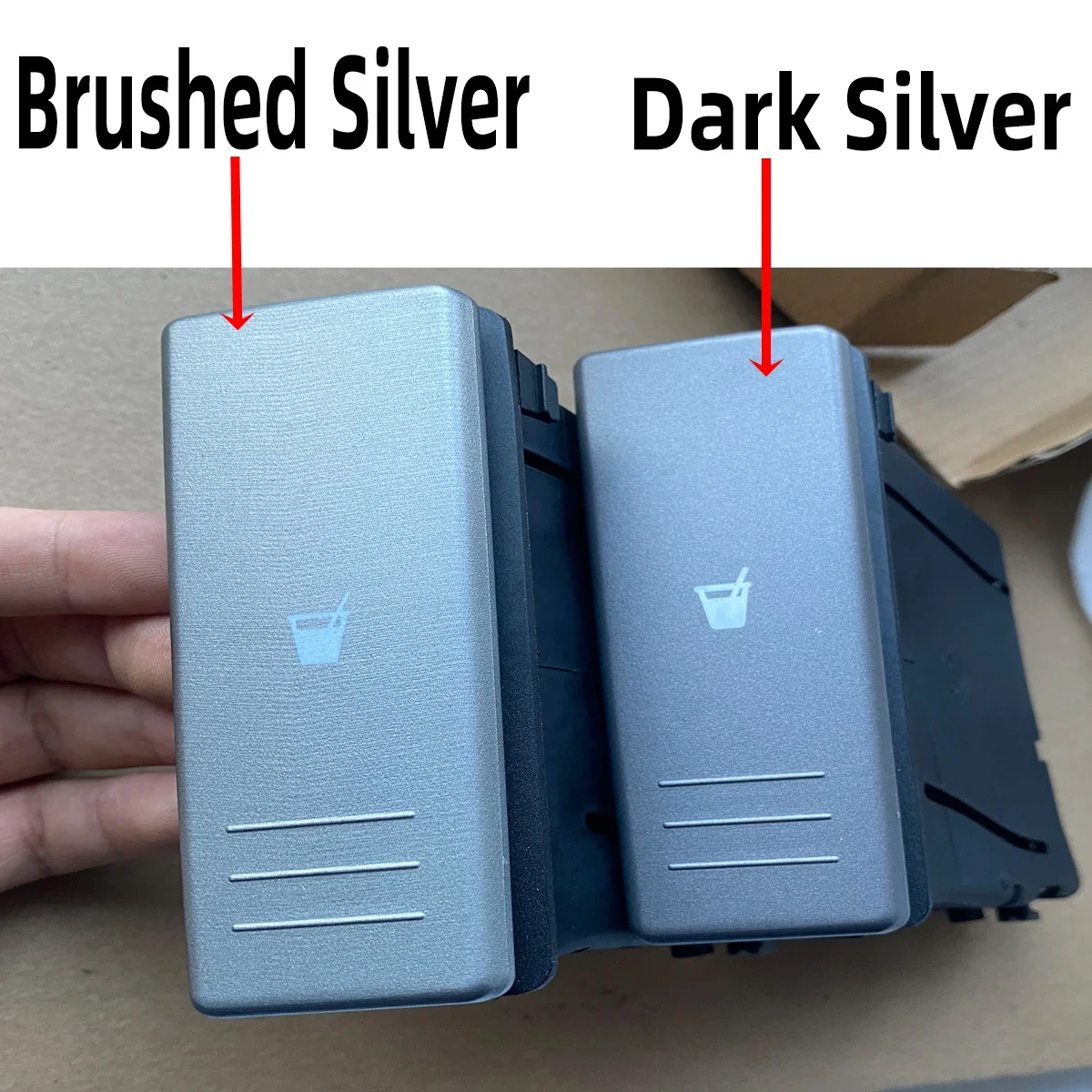 Car Interior Trim Dashboard Lamp Switch Cover Interior Dashboard Car Water Cup Holder Cover For VW Polo 4 GTI