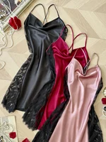 Nouvelle Robe de Nuit en Dentelle pour Femmes, Sexy et à la Mode, Pyjama Simple et Confortable, Convient pour les Soirées et la Maison 3