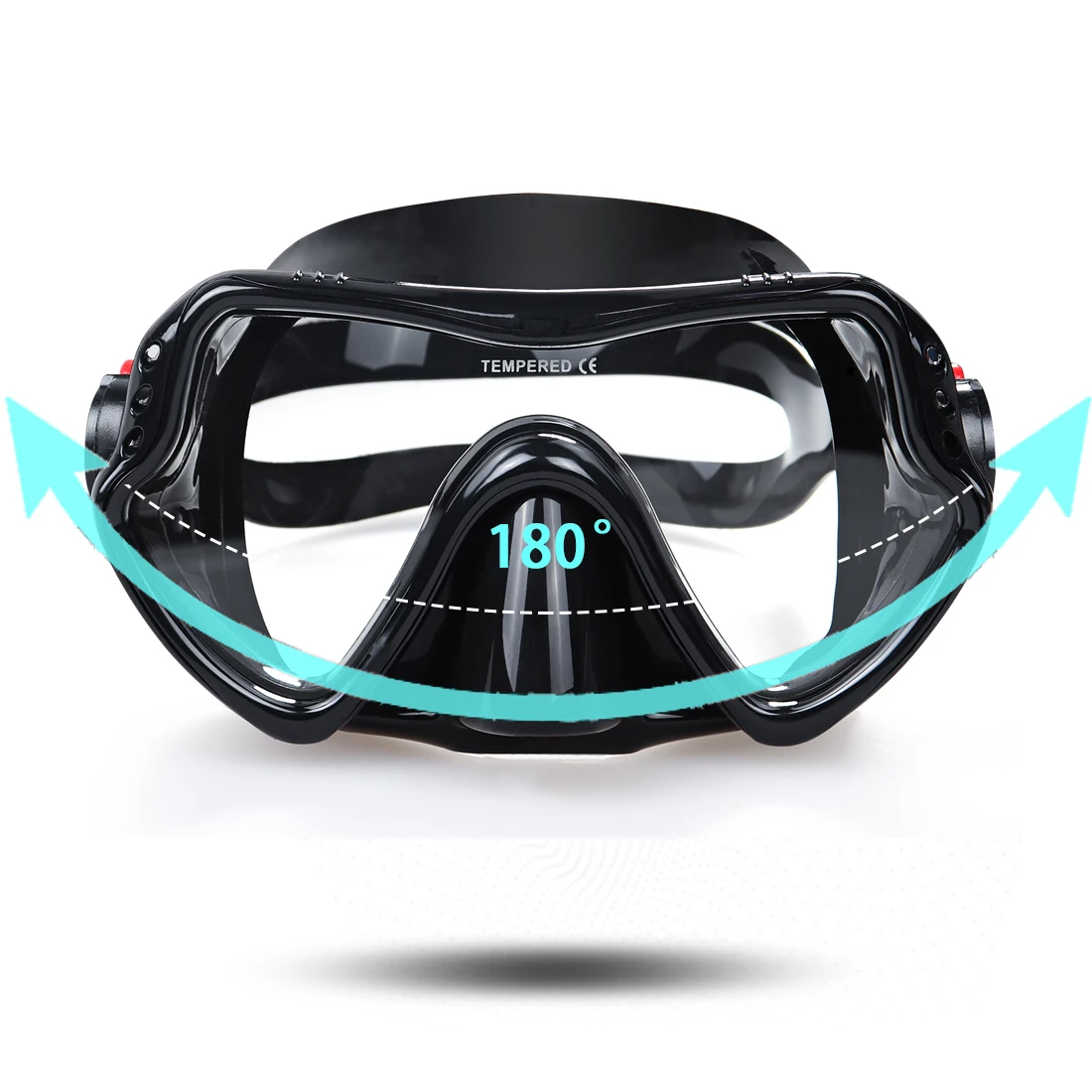 EXP VISION Snorkel Diving Mask, Professional Snorkeling Gear, Ultra Clear Lens with Wide View Tempered Glass Goggles 3