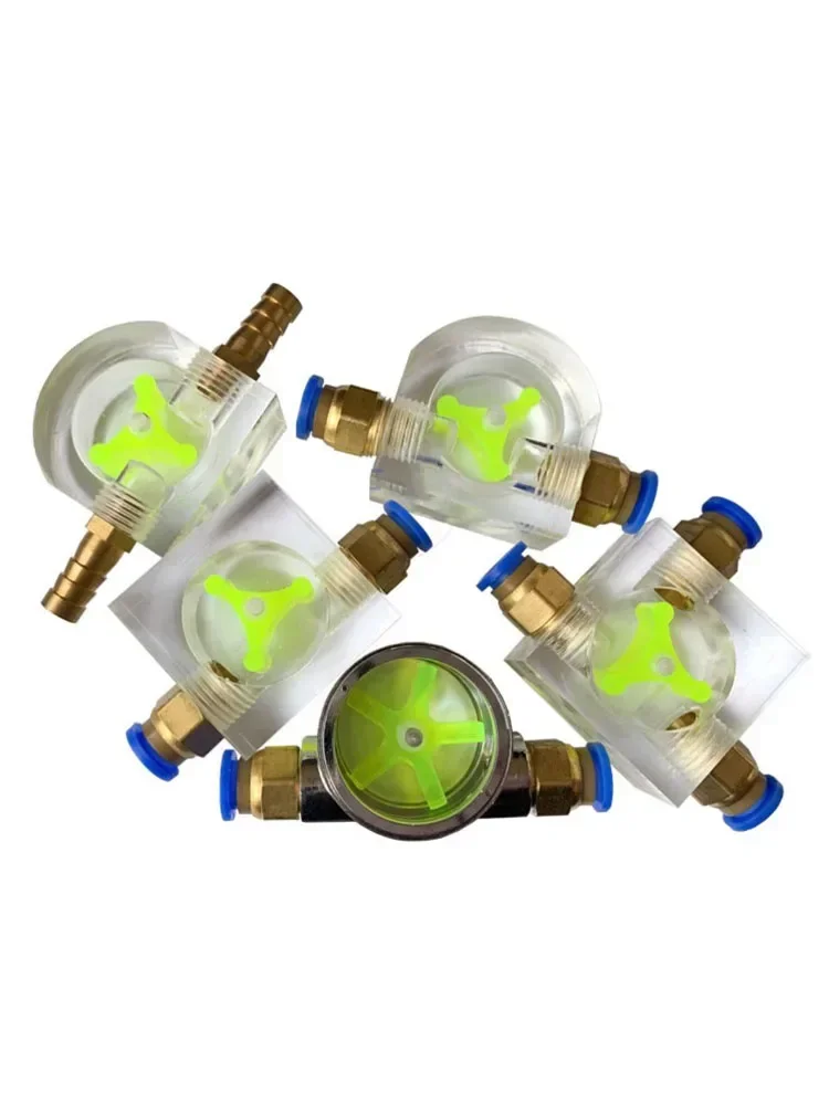 Engraving Machine Flow Meter Water Cooling Monitor Spindle Motor Rotating Observer 6/8/10/12/16mm Connector laser engraving machine cnc engraving machine parts