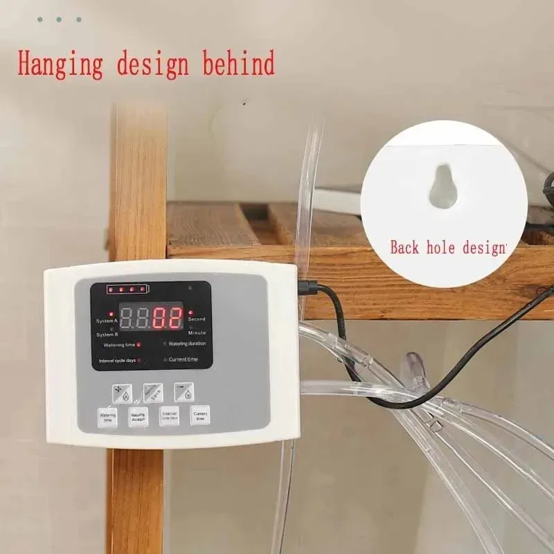 Solar Powered Automatic Drip Irrigation Kit System, DIY Self Watering Device for Garden, Patio, Greenhouse & Potted Plants - 3