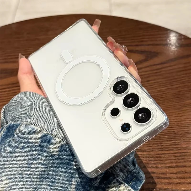 Enhanced Magnetic Wireless Charging Case with Magsafe Compatibility