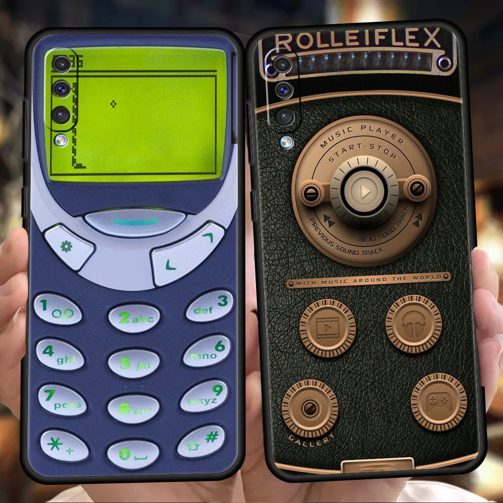 Vintage Tape-Inspired Retro Camera Phone Case Cover