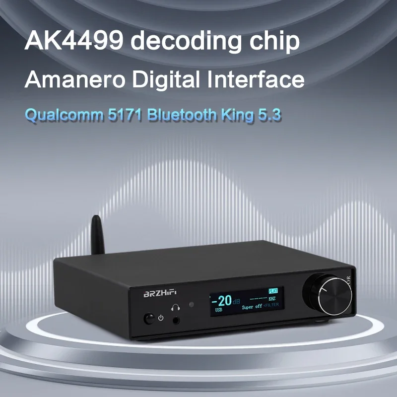 

Weiliang SU10 HIEND level AK4499 DAC audio decoder hifi fever Bluetooth 5.3 DSD512