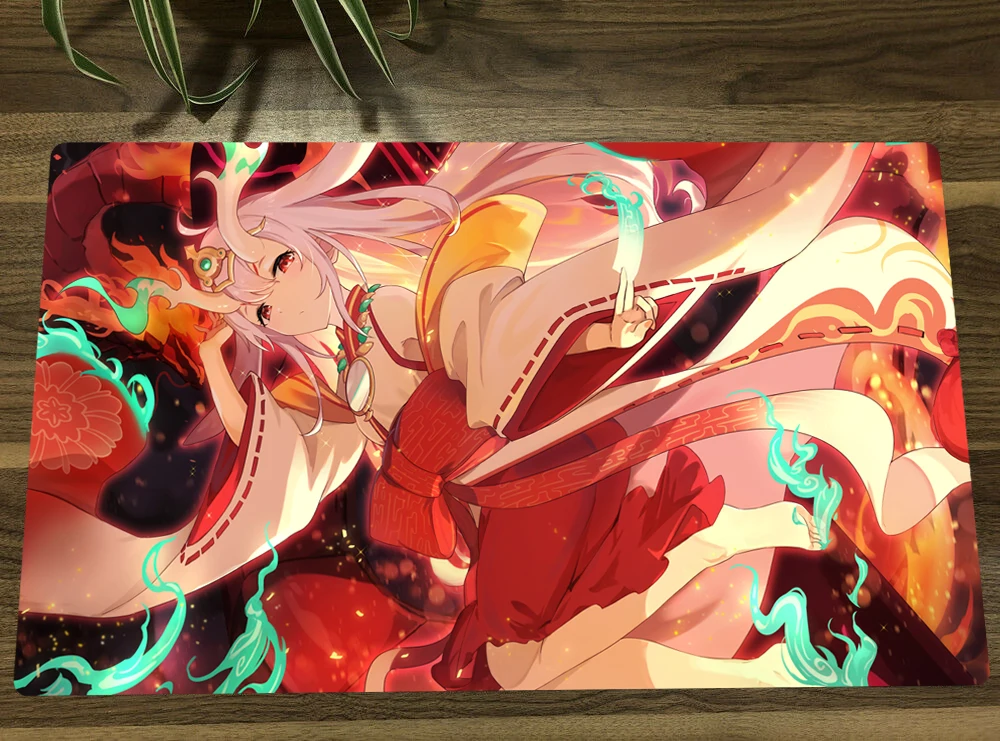 Yugioh Kurikara The Immobile Avatar Tcg Mat Gioco Di Carte Collezionabili Tappetino Da Gioco Ccg Tappetino Per Mouse In Gomma Tavolo Da Scrivania Tapp