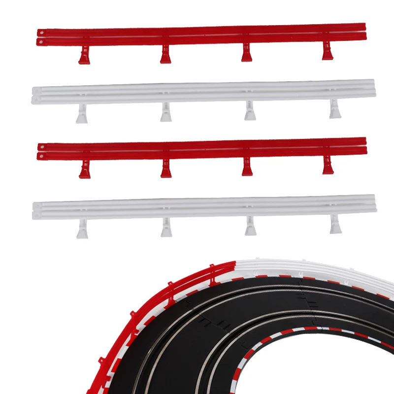 Slot Car Guard Rails Set Accessori Recinzione Guardrail Per Binario 1/43 1/64 1/32