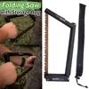 Folding Hand Pruning Saws Hiking Wood Saw Multifunctional Aluminum Alloy with Storage Pouch Camping/Garden/Outdoor Survival Tool 1