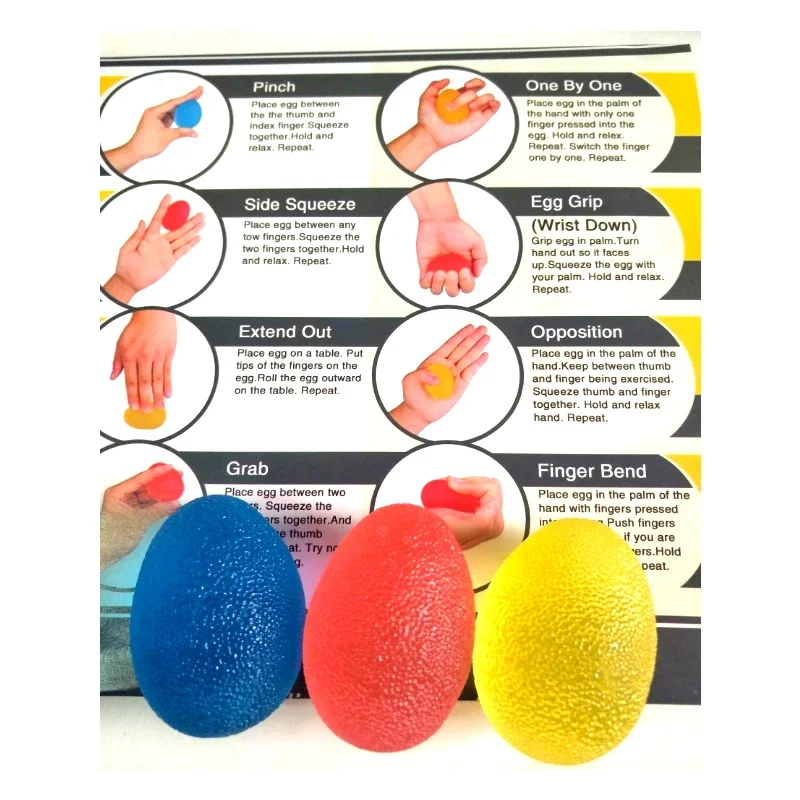 Silicon rubber finger ball assisted training gymnastic ball Hand grip of cerebral palsy after stroke Fitness equipment hand strengthener finger trainer finger strength trainer hand grip trainers hand grip exerciser hand exerciser hand trainer