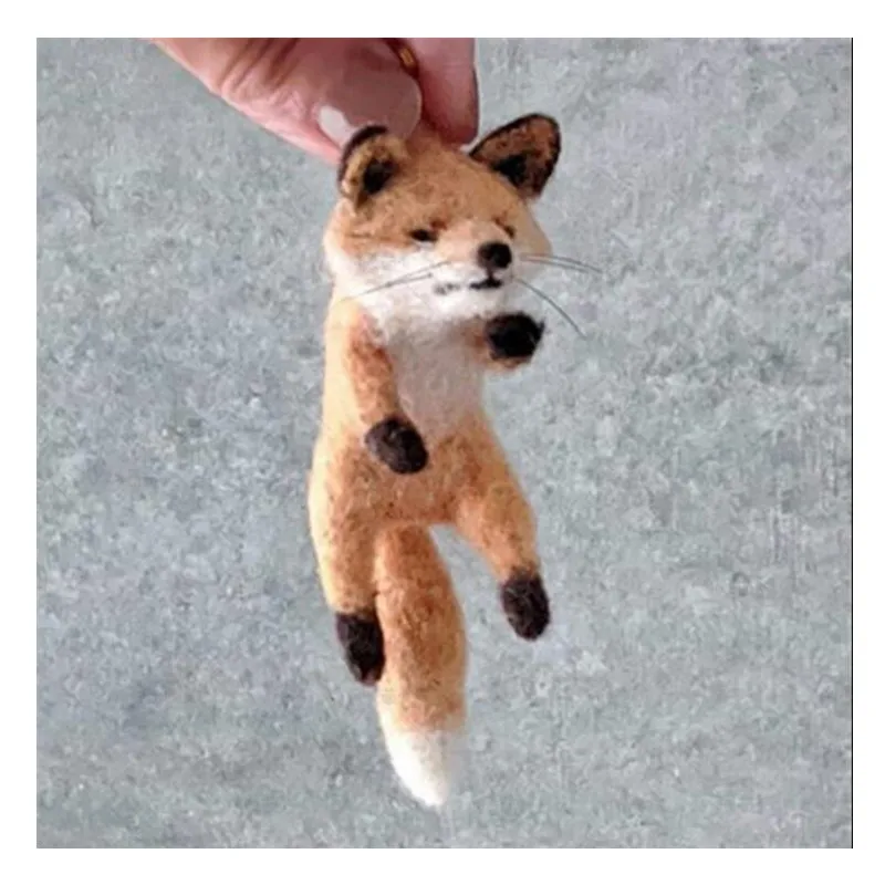 

The mention of the Fox wool needlepoint kit wool felt needle felting decoration craft needlecraft DIY handmade