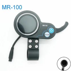 Electric Scooter Instrument Display with LCD Meter and Finger Throttle (MR - 100)