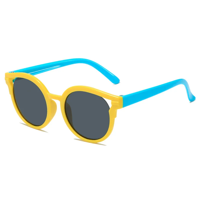 Children Boys Girls Cute Color round Sunglasses Kids Vintage Protection Classic cat eye sun glasses kids sunglasses children sunglasses