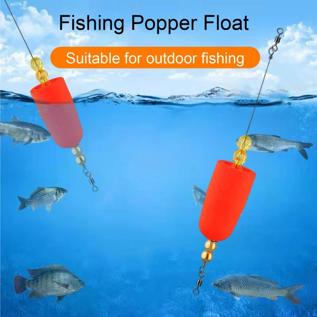 Versatile Fishing Float Bright Color Fishing Popper Floats Reusable Tools  for Freshwater Trout Sheepshead Flounder Fishing Fish - AliExpress