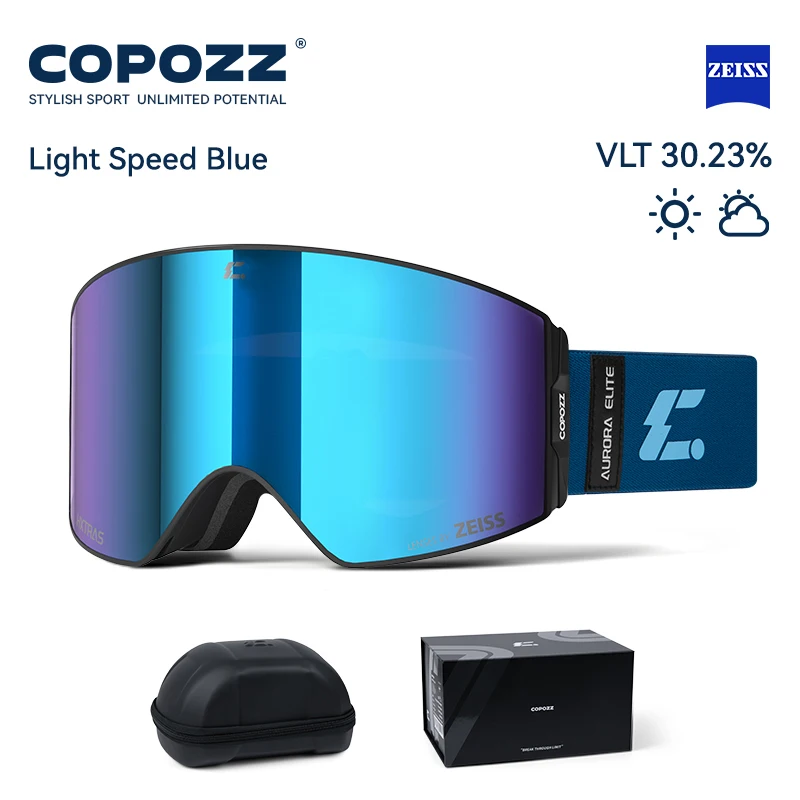 COPOZZ 2025 ZEISS HD Lens Professional Ski Goggles Upgraded