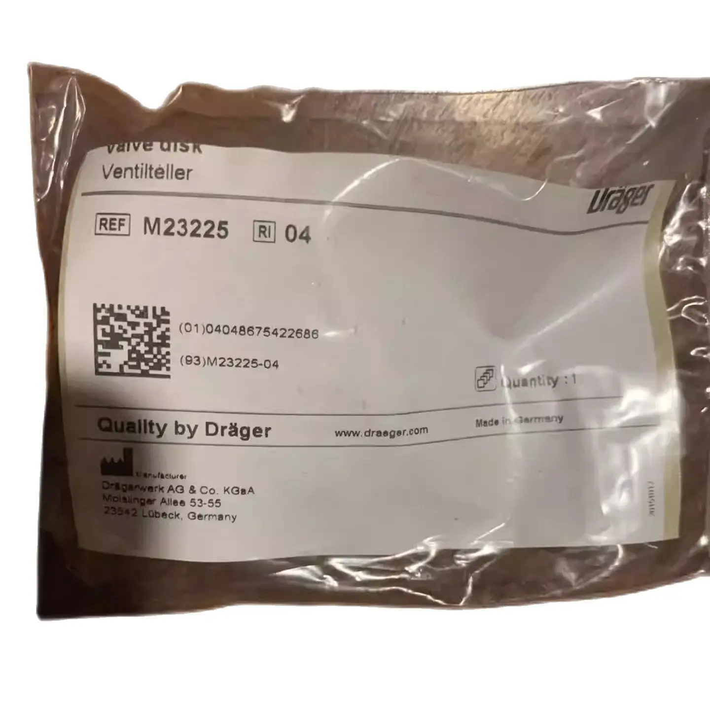 New Original Drager Valve Disk M23225-04 Ventilteller 100% original st16000nm001g enterprise hard disk 16tb 256mb 7200 rpm pmr cmr sata galactic exos x16 series