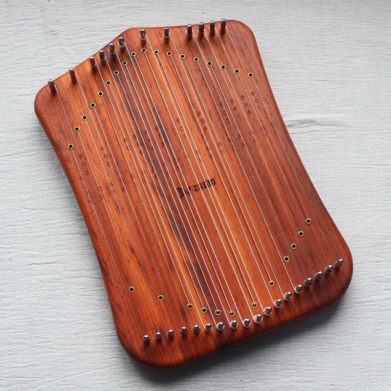 Portable 18/30 Strings Lyre Harp Maple Wood Chromatic Thumb Harps Luxury Fingerplay Lyres Professional Strings Instruments Gifts
