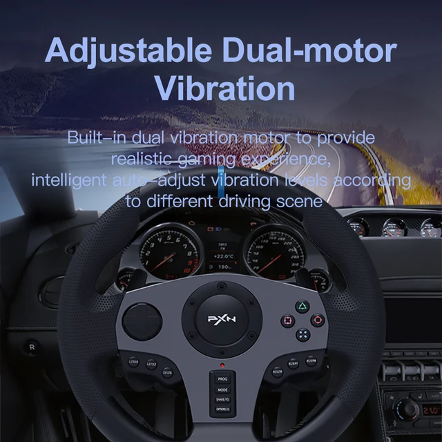 Gaming Lenkrad Pedal PXN-V9 Gamepad Racing Manuelle Übertragung Vibration  Für PC/PS/Xbox-One/Schalter 900 ° - AliExpress