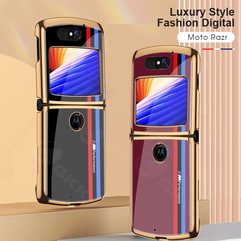 

Оригинальный чехол GKK для Motorola Moto Razr, роскошный чехол из органического стекла, складной защитный чехол для Motorola Moto Razr, фоточехол