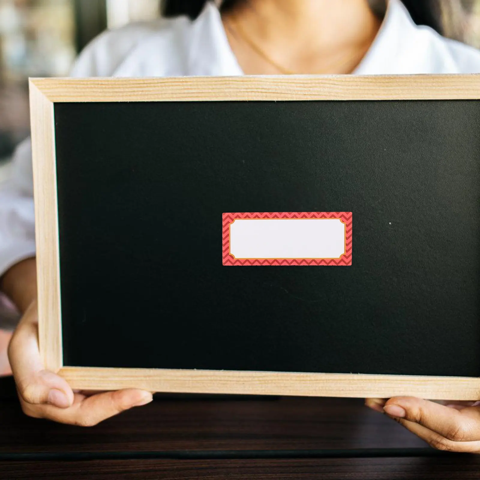 8Pcs 자기 이름표 드라이 지우기 라벨 화이트보드용 재사용 가능 쓰기 가능 빈 라벨 냉장고 자기 이름표