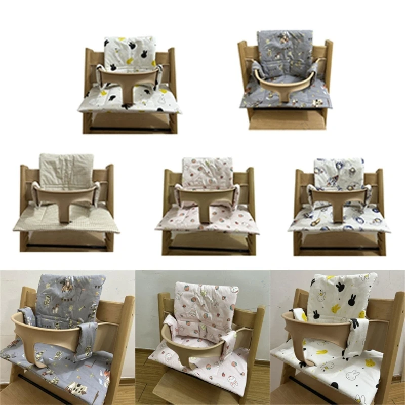 Waterproof Leak-Proof Baby Chair Cushion Comfortable Durable Children Booster Seat Pad for Toddler High Chairs
